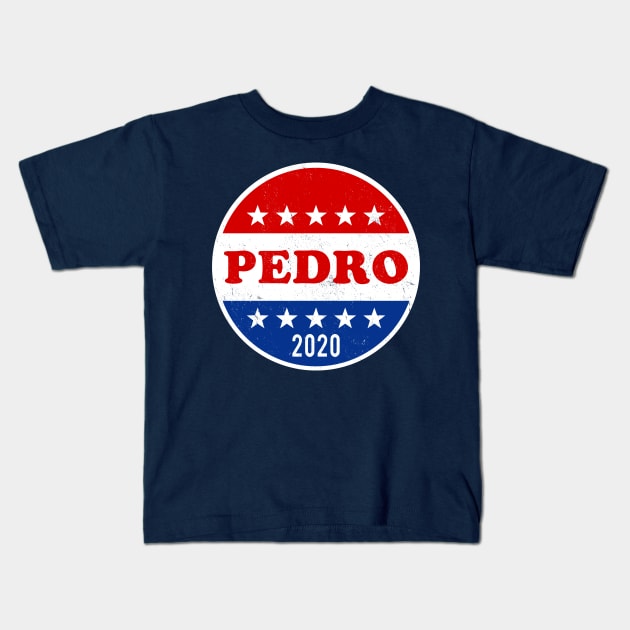 Vote for Pedro 2020 Elections Kids T-Shirt by Electrovista